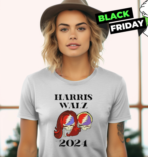 Grateful Dead Bob Weir Harris Walz 2024 Women's T-Shirt
