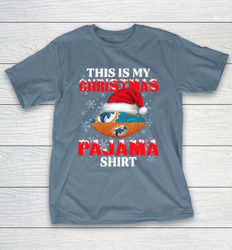 Miami Dolphins This Is My Christmas Pajama Shirt NFL T-Shirt 6