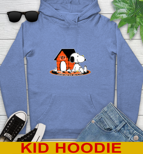 NFL Football Cincinnati Bengals Snoopy The Peanuts Movie Shirt Youth Hoodie 12