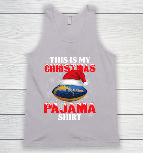 Los Angeles Chargers This Is My Christmas Pajama Shirt NFL Tank Top 3