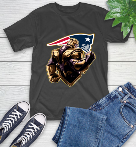 NFL Thanos Avengers Endgame Football Sports New England Patriots T-Shirt 2