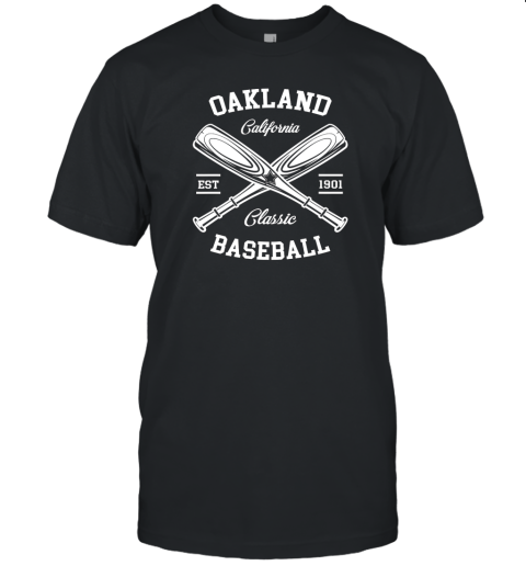 Oakland Baseball, Classic Vintage California Retro Fans Gift t Unisex Jersey Tee