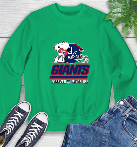 NFL The Peanuts Movie Snoopy Forever Win Or Lose Football New York Giants 30