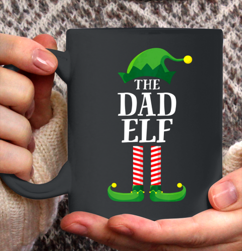 Dad Elf Matching Family Group Christmas Party Pajama Ceramic Mug 11oz
