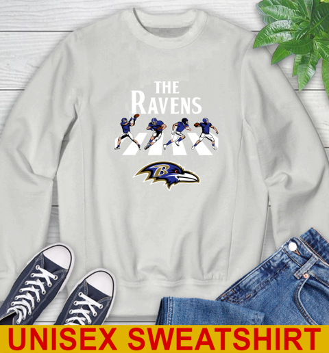 NFL Football Baltimore Ravens The Beatles Rock Band Shirt Sweatshirt 5
