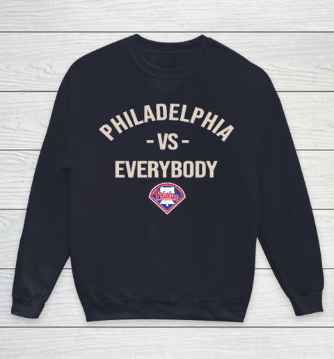 Philadelphia Phillies Vs Everybody Youth Sweatshirt 2