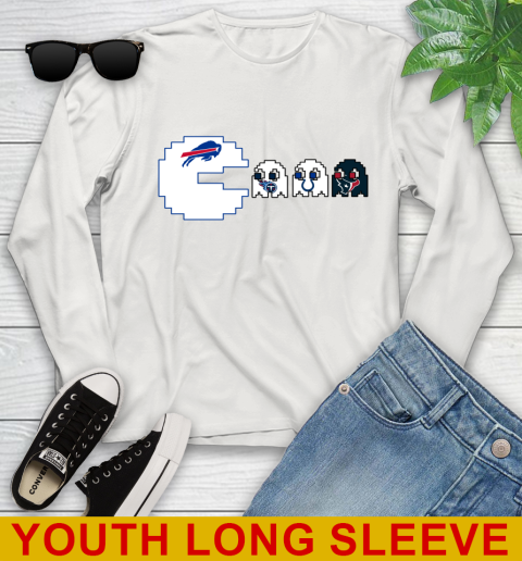 Buffalo Bills NFL Football Pac Man Champion Youth Long Sleeve 12