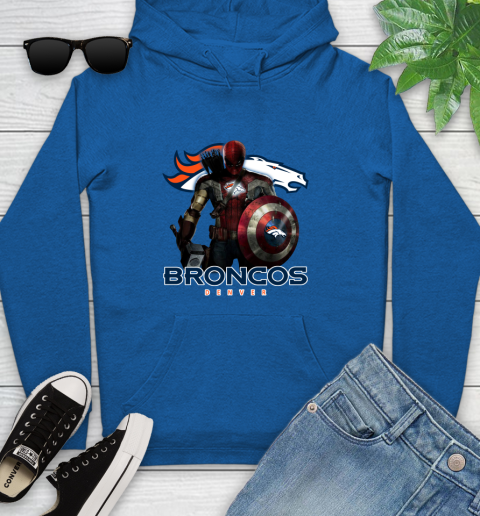 Broncos superman sweatshirt top