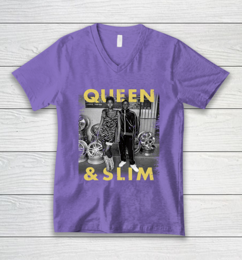 Queen and Slim Poster V-Neck T-Shirt 8
