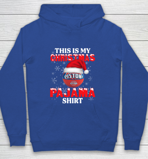Detroit Pistons This Is My Christmas Pajama Shirt NBA Youth Hoodie 6