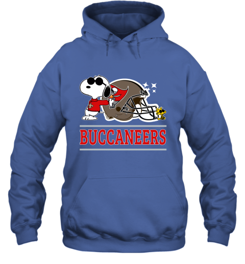 The Tampa Bay Buccaneers Joe Cool And Woodstock Snoopy Mashup Youth Hoodie 