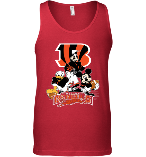 I Love The Bengals Mickey Mouse Cincinnati Bengals Unisex Jersey Tee 