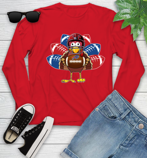 Buffalo Bills Turkey Thanksgiving Day Youth Long Sleeve 11