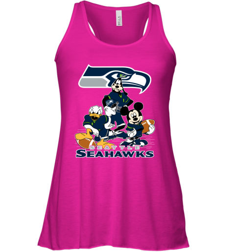 Seattle Seahawks Women's V-Neck Tank Tops Summer Casual