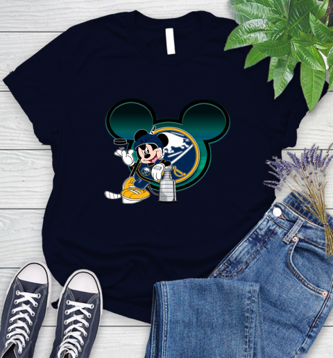 NHL Buffalo Sabres Stanley Cup Mickey Mouse Disney Hockey T Shirt Women's T-Shirt 3