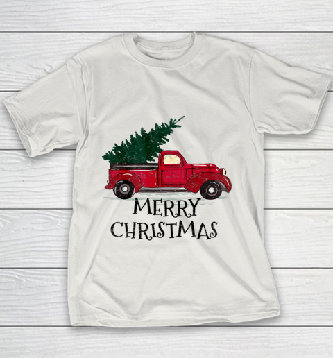 Vintage red store truck christmas shirt