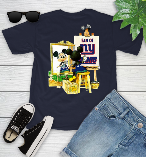 NFL Football New York Giants Mickey Drawing Shirt 95
