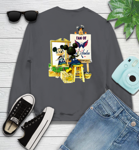 NHL Hockey Washington Capitals Mickey Drawing Shirt 30