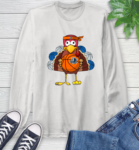 Dallas Mavericks Turkey thanksgiving day Long Sleeve T-Shirt