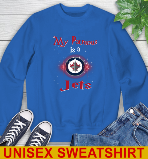 NHL Hockey Harry Potter My Patronus Is A Winnipeg Jets Sweatshirt 11