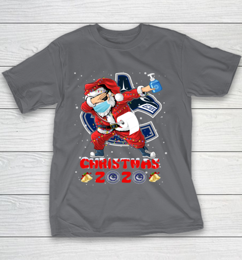Vancouver Canucks Funny Santa Claus Dabbing Christmas 2020 NHL Youth T-Shirt 5