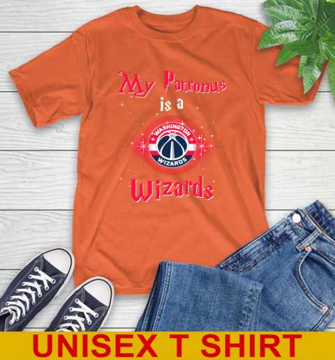 NBA Basketball Harry Potter My Patronus Is A Washington Wizards T-Shirt 4