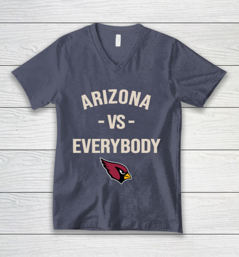 Arizona Cardinals Vs Everybody V-Neck T-Shirt 7