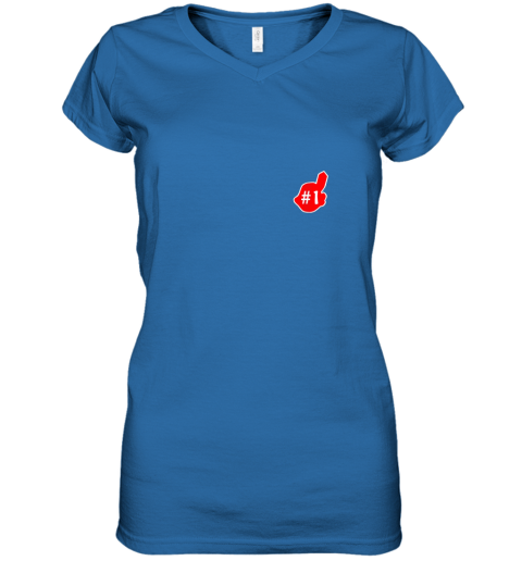 t0lo 1 cleveland hometown indian tribe vintage baseball fans women v neck t shirt 39 front royal