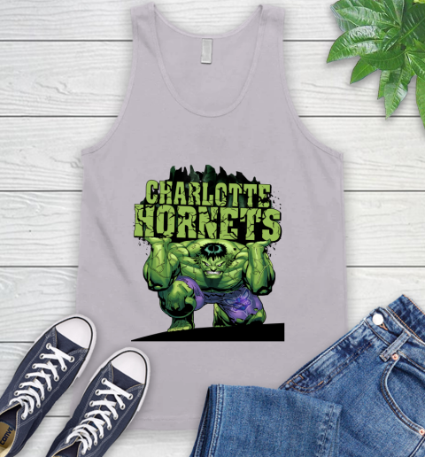 Charlotte Hornets NBA Basketball Incredible Hulk Marvel Avengers Sports Tank Top 4