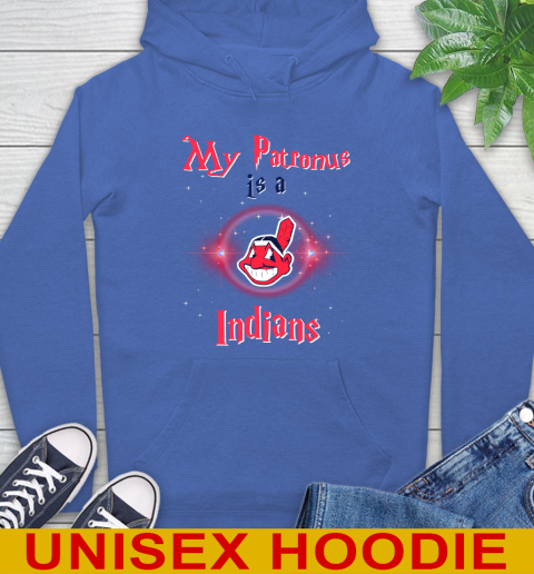 MLB Baseball Harry Potter My Patronus Is A Cleveland Indians Hoodie 9
