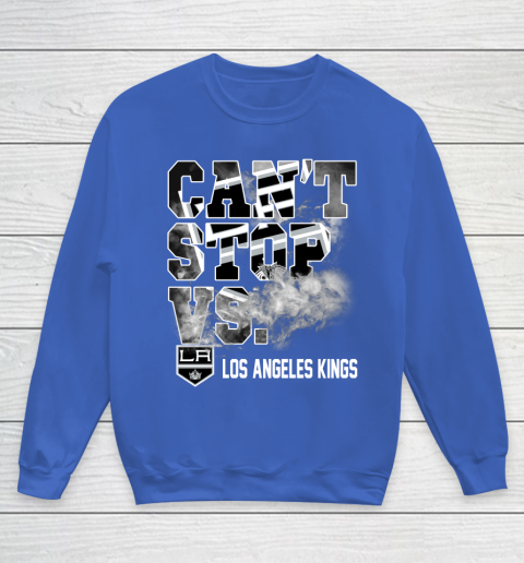 NHL Los Angeles Kings Hockey Can't Stop Vs Youth Sweatshirt 6