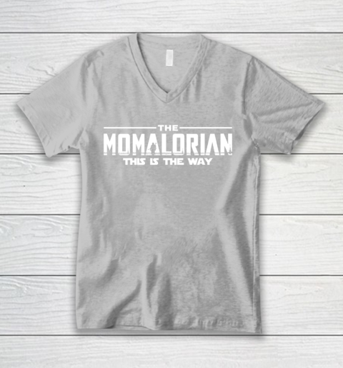 The Momalorian Mother's Day 2020 This is the Way V-Neck T-Shirt 3