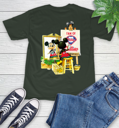 MLB Baseball Philadelphia Phillies Mickey Drawing Shirt 6