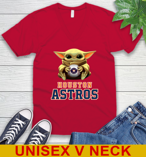 MLB Baseball Houston Astros Star Wars Baby Yoda Shirt 55