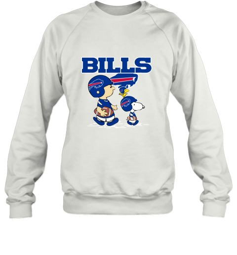 Buffalo Bills Let's Play Football Together Snoopy NFL Sweatshirt