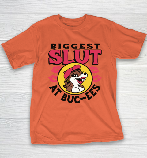 The Biggest Slut At Bucee's The Gas Station Youth T-Shirt 2