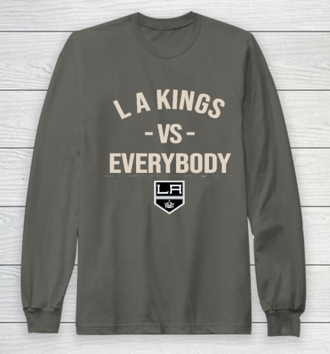 Los Angeles Kings Vs Everybody Long Sleeve T-Shirt 5