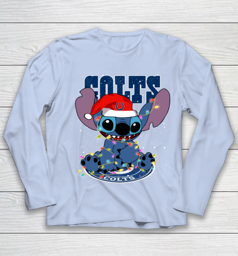 Indianapolis Colts NFL Football noel stitch Christmas Youth Long Sleeve 5