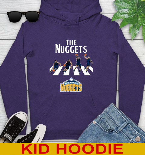 NBA Basketball Denver Nuggets The Beatles Rock Band Shirt Youth Hoodie 5
