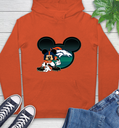 NFL Denver Broncos Mickey Mouse Disney Football T Shirt Hoodie 5