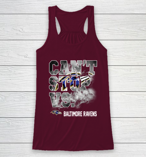 NFL Baltimore Ravens Can't Stop Vs Racerback Tank 2