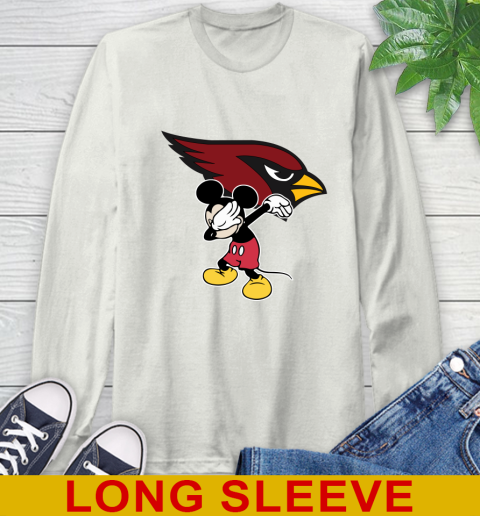 Arizona Cardinals NFL Football Dabbing Mickey Disney Sports Long Sleeve T-Shirt 12