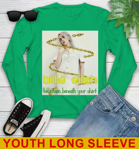 Billie Eilish Gold Chain Beneath Your Shirt 277
