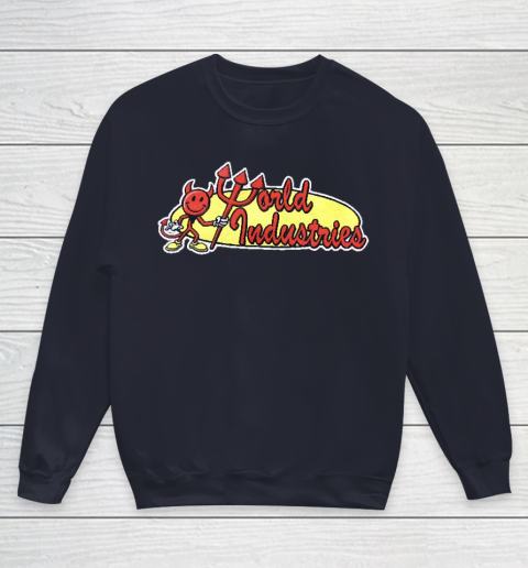 World Industries Devil Satan Hook Ups Skate Hookups Hook Ups Vintage 90's Youth Sweatshirt 2