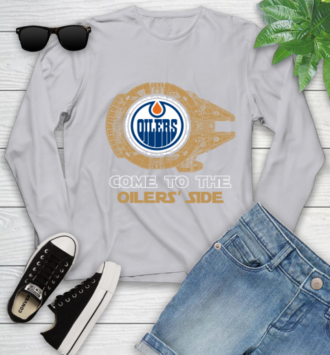 NHL Come To The Edmonton Oilers Wars Hockey Sports Youth Long Sleeve 5