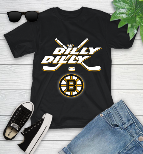 NHL Boston Bruins Dilly Dilly Hockey Sports Youth T-Shirt 2