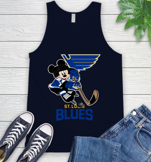 NHL St.Louis Blues Mickey Mouse Disney Hockey T Shirt Tank Top 3