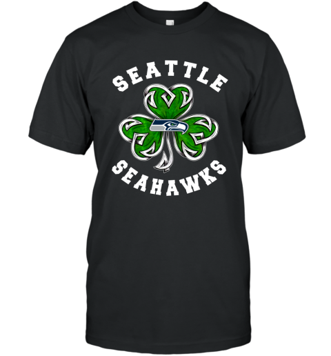 NFL Seattle Seahawks Three Leaf Clover St Patrick's Day Football Sports