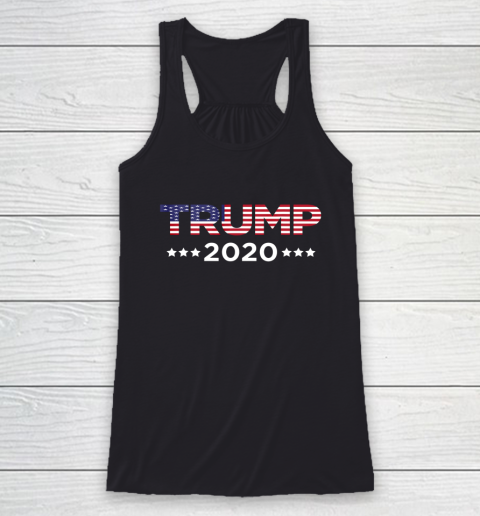 I Love Trump Supporter Trump Support Donald Trump 2020 Racerback Tank
