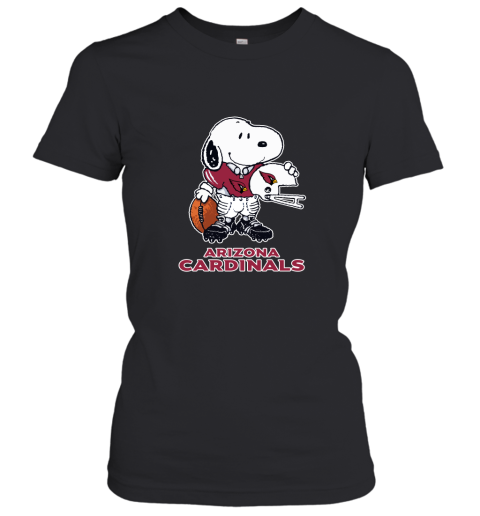 Snoopy A Strong And Proud Arizona Cardinals Player NFL Women's T-Shirt